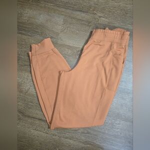 Womens Peach Fabletics Athletic Jogger Pants Size Medium